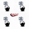Service Caster 2 Inch Bright Chrome Polyolefin Ball Caster - Side Mount Bracket - SCC, 4PK SCC-GR01S20-POS-BC-716-4-CB180-4 - alternate 5